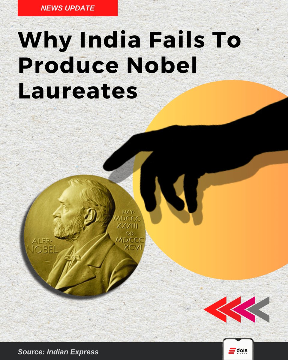 world_dais's tweet image. Indian science's failure to produce a #Nobel #laureate in nearly a century stems from systemic #academic issues, not just funding. An expert argues that bureaucratic leaders and non-transparent hiring stifle visionary talent. 

#NationalSecurity #sciencenews #scienceteacher