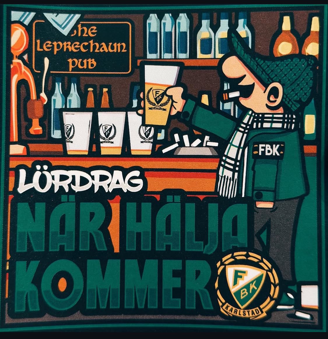 Lördrag. 11:00. Leppen. 

Obligatorisk närvaro för alla grönvita - ses där!