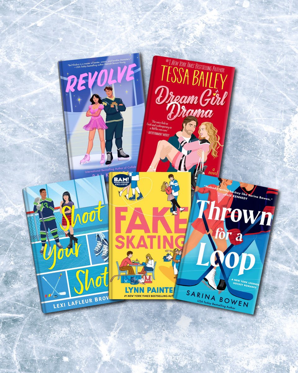 booksamillion's tweet image. Hockey season’s back, and the sparks are flying! Whether you love a slow burn or a power play, these hockey romances will steal your heart. Shop our favorites at your Books-A-Million.❤️🏒

#hockeybooks #tbr #bookrecs #bookstagram #winterreads