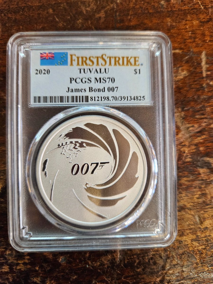 2020 ツバル GS2 ジェームズ・ボンド 007 MS 70 2020 ツバル GS2 ジェームズ・ボンド 007 MS 70 2020 ツバル GS2