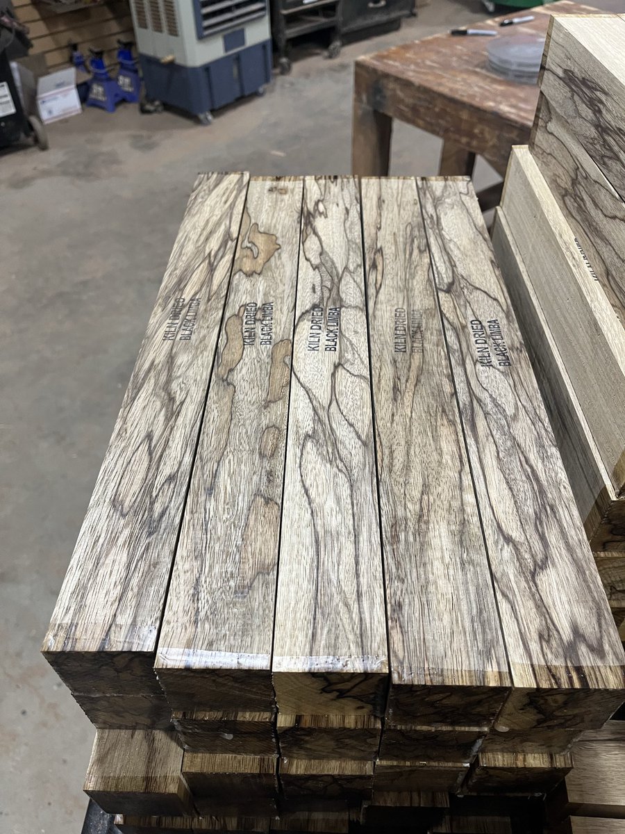 gotwoodLLC's tweet photo. Some beautiful black limba is available on the website.  This is some of the nicest we have had in a while.  Especially the 2x2 spindles!!

https://t.co/gjXMNhTlkQ https://t.co/270l8GTxz0