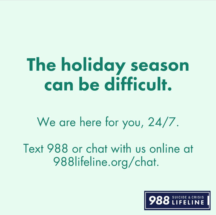 No matter what you’re going through, someone is ready to listen.

Call or text 988 or chat via 988lifeline.org to connect with the @988lifeline.