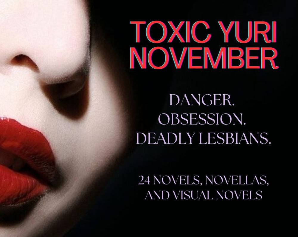 HadesCalculus's tweet photo. Welcome to Toxic Yuri November! That's not a thing, you say? Well, now it is. Our new bundle is just $15 for TWENTY-FOUR titles, all united by everyone's favorite theme: terrible, no-good, dangerous lesbians. Link in next post. https://t.co/nxsUjcUyVB