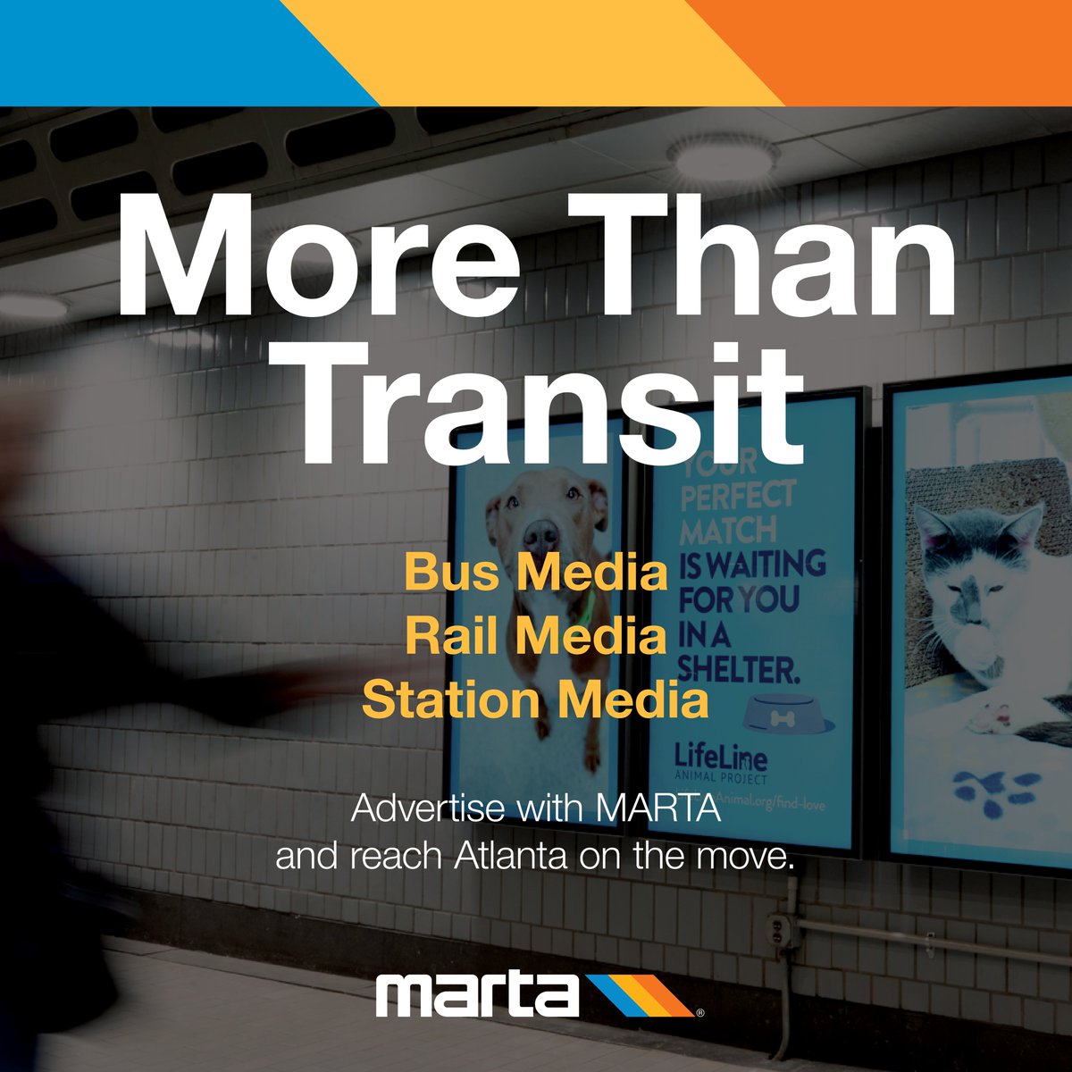 MARTAtransit's tweet photo. 🚌🚆Your message deserves to move with the city.
Advertise with MARTA and reach riders across Atlanta through bus, rail, and station media.
Learn more: https://t.co/aeHtJ2S2jm
#MARTA #Advertising #TransitMedia https://t.co/w7OaPznrQo