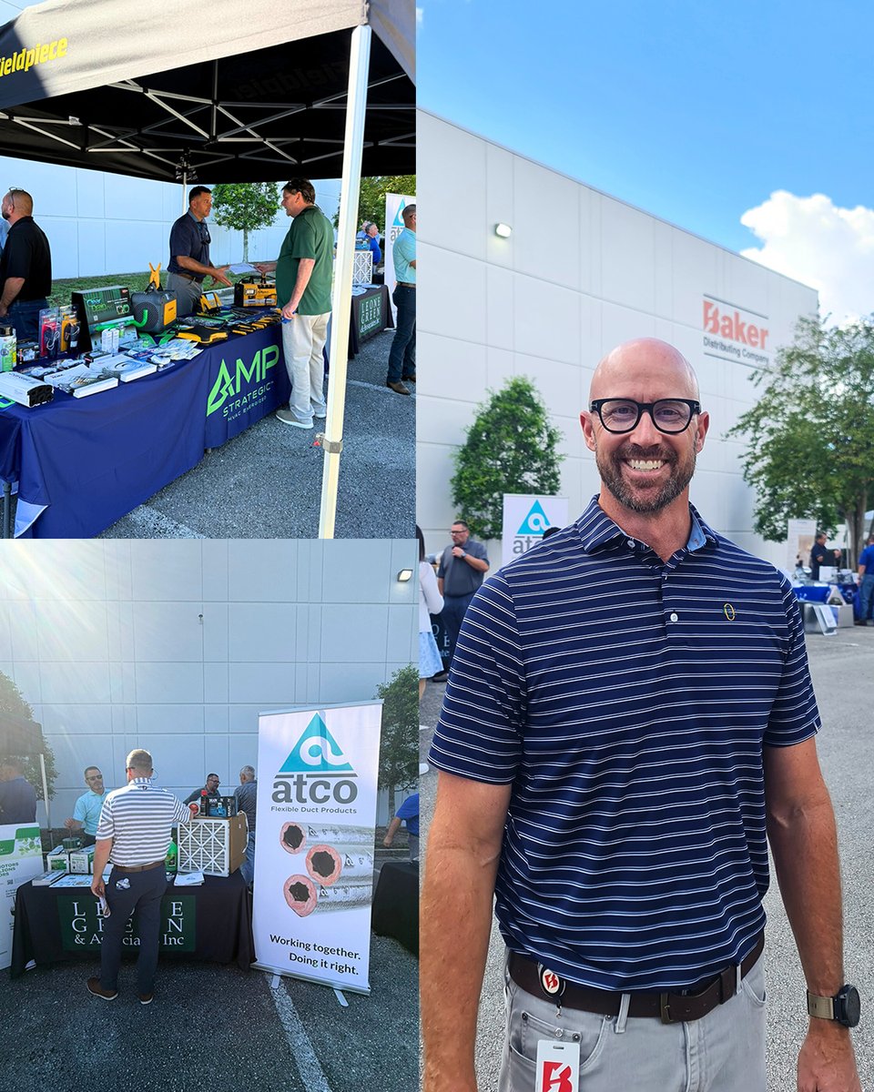 BakerDist's tweet image. The Grand Opening for Baker Jacksonville was a big day filled with free BBQ, vendor giveaways, and unbeatable deals! Vendors were on-site showcasing products and sharing expert tips with local customers. #JacksonvilleFL #BakerDistributing #HVACR #GrandOpening