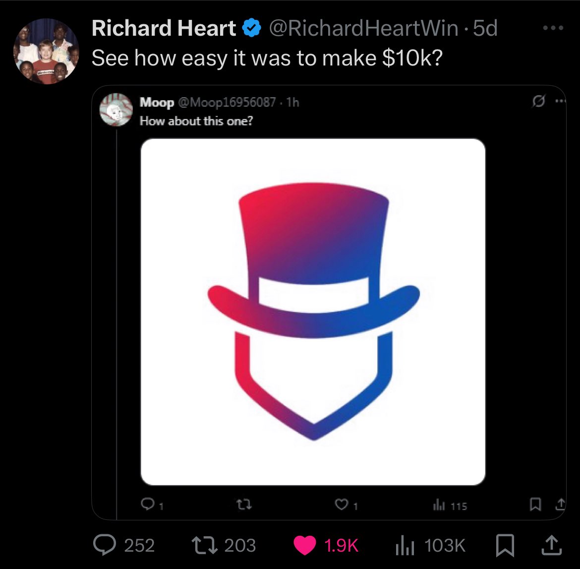 People love to hate Richard Heart, but I’ve been across countless chains and still chose to plant my roots in #PulseChain. Tell me, what other founder is LITERALLY giving away FREE money to strengthen his own ecosystem?

He doesn’t need random people making logos or websites;