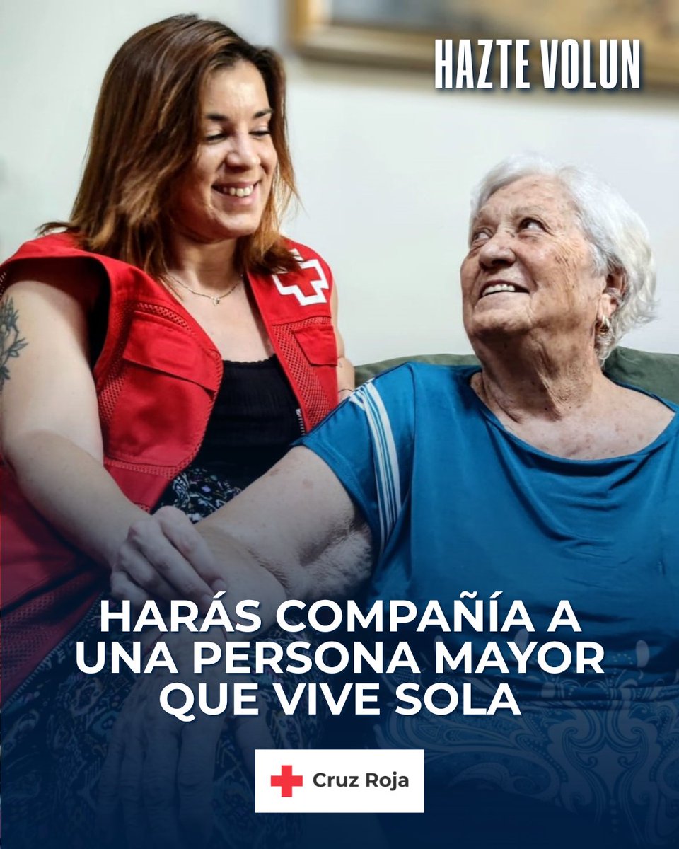 CruzRojaMadrid's tweet photo. Marca la diferencia. Haz voluntariado. ♥️ https://t.co/n2xc5gUKMo