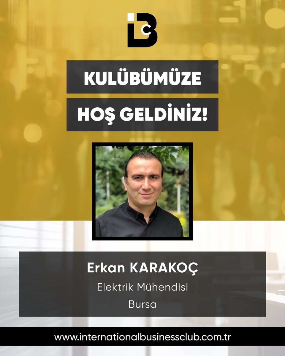 ibcizmir's tweet photo. 🤝 Aramıza Hoş Geldiniz!

Elektrik taahhüt, tesisat, mühendislik ve proje hizmetleri alanında faaliyet gösteren Karakoç Enerji’nin sahibi, Elektrik Mühendisi Erkan Karakoç, Bursa’dan International Business Club ailesine katıldı.

🔗 https://t.co/6RnhA6MusY https://t.co/ajODuqSNG5