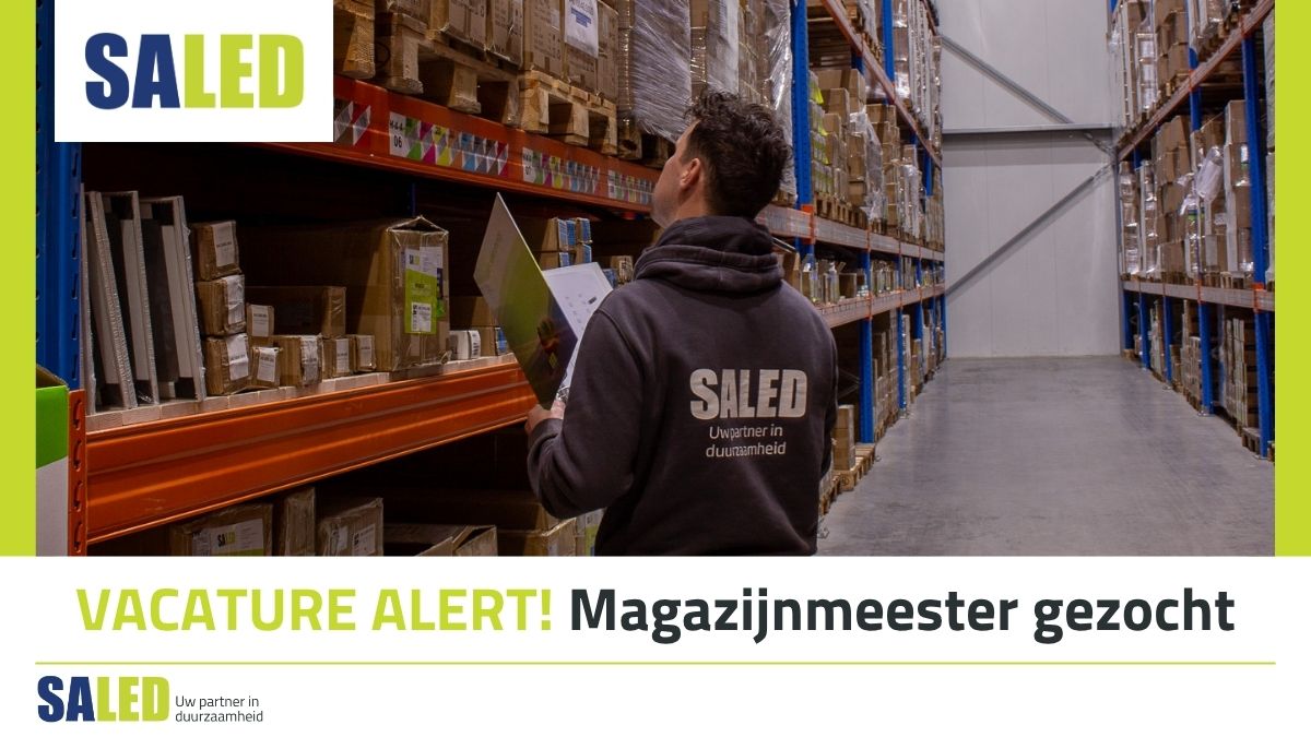 𝐖𝐢𝐣 𝐳𝐨𝐞𝐤𝐞𝐧 een magazijnmeester die van aanpakken weet, zelfstandig kan werken en ervaring in de verlichtingsbranche heeft💡

Check de vacature: saled.nl/nl/vacature_ov…

#WerkenBij #Vacature #SaledNederland #MagazijnMedewerker #Bunschoten #LEDverlichting