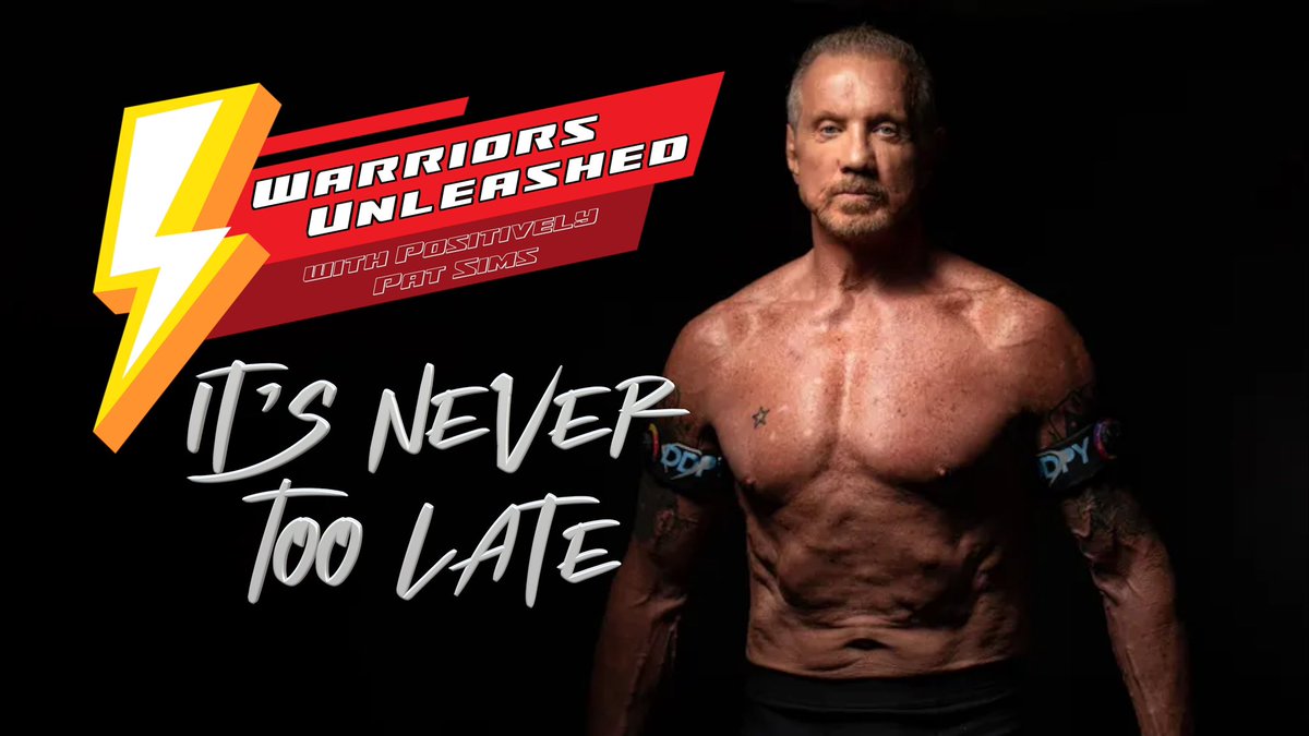 RealPatSims's tweet photo. Do you feel like age is getting in the way of achieving your dreams?  Well, we are here to tell YOU that It’s NEVER Too Late!!!  Warriors Unleashed is LIVE on WANT RADIO and @YouTube tomorrow (Friday) at 8pm PST / 11pm EST!!! 

https://t.co/6alxOjYLsc https://t.co/jkrNOcLr1G