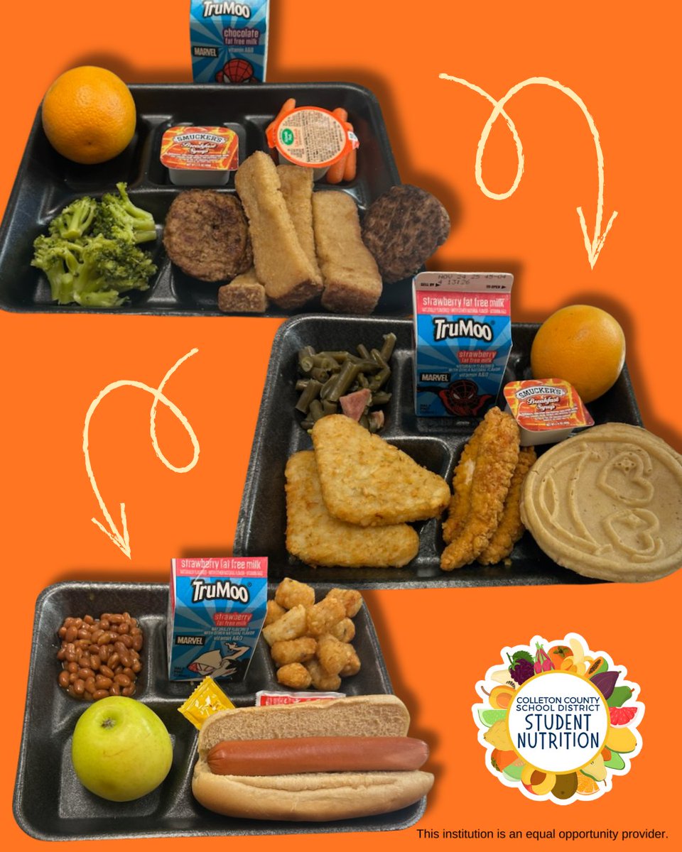 ColletonMeals's tweet image. Lunch has been delicious this week at Bell’s! 😋
French toast sticks, waffles, and crispy chicken tenders kept everyone smiling. 🧇 Today’s classic favorite? Hot dogs with all the tasty sides! 🌭 Our students are loving every bite! 😊 @ColletonSchools

📸 Karen Fennell