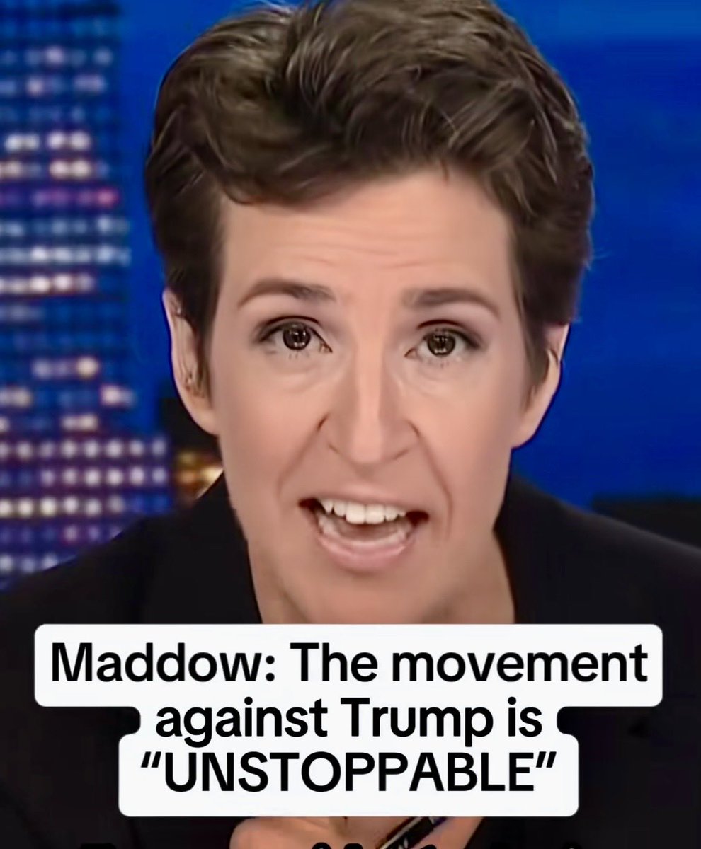 Raise your hand if you SUPPORT Rachel Maddow
