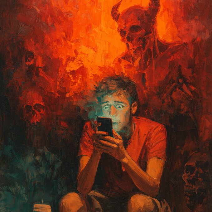 sola_chad's tweet image. Porn addiction will land you in hell if you don&apos;t repent.