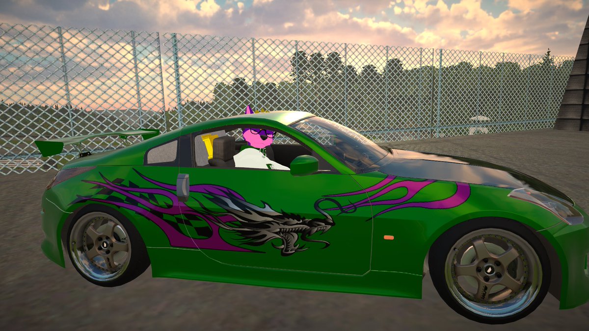 7DRIFTER's tweet photo. Play vrchat and  I just  drift 350z around a drift https://t.co/Gjtt0ejTLd