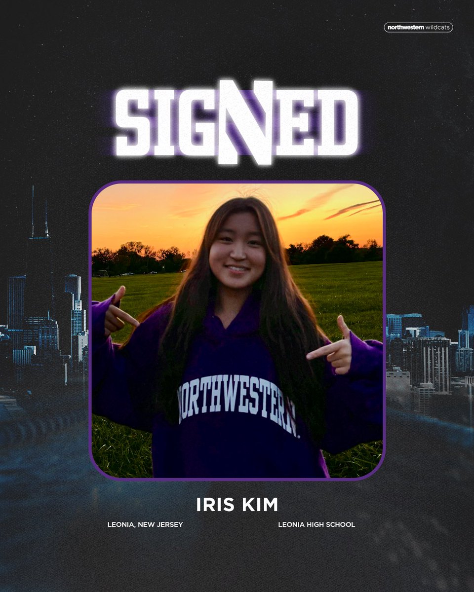 Officially a Wildcat ✍️

Welcome to Northwestern, Iris Kim!