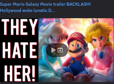 💩💩 This is the final boss of outrage bait. Look at it. It's crafted for maximum engagement. Whether it's based in reality or not doesn't seem relevant to the youtuber as long as people hate something.
