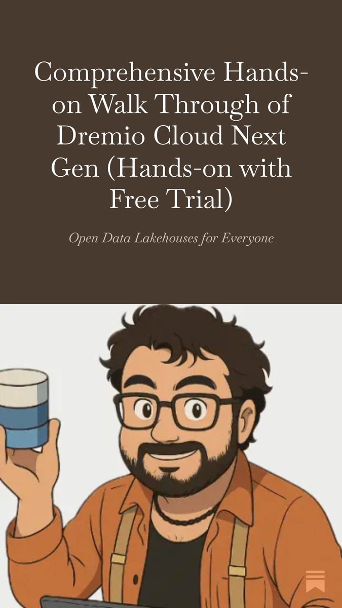 AMdatalakehouse's tweet image. Experience the Dremio Next Gen Data Lakehouse 

Follow this tutorial for a hands-on guide on signing up for a free Dremio trial and see Dremio’s enterprise features in action.

Read Here: open.substack.com/pub/amdatalake…

#ApacheIceberg #Dremio #DataLakehouse