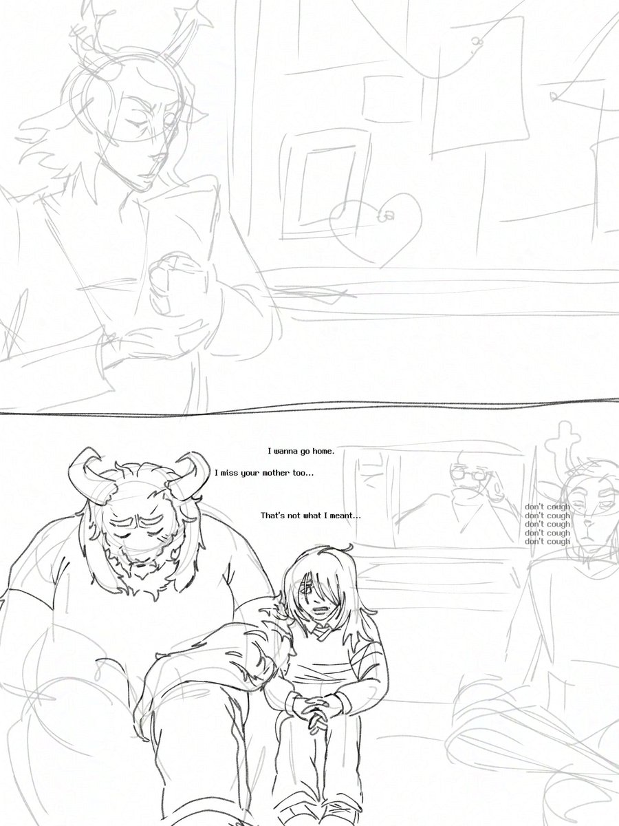 theairshiplady's tweet image. Wip from July that I obviously won&apos;t finish anymore. God I struggled with drawing Holiday family so much...