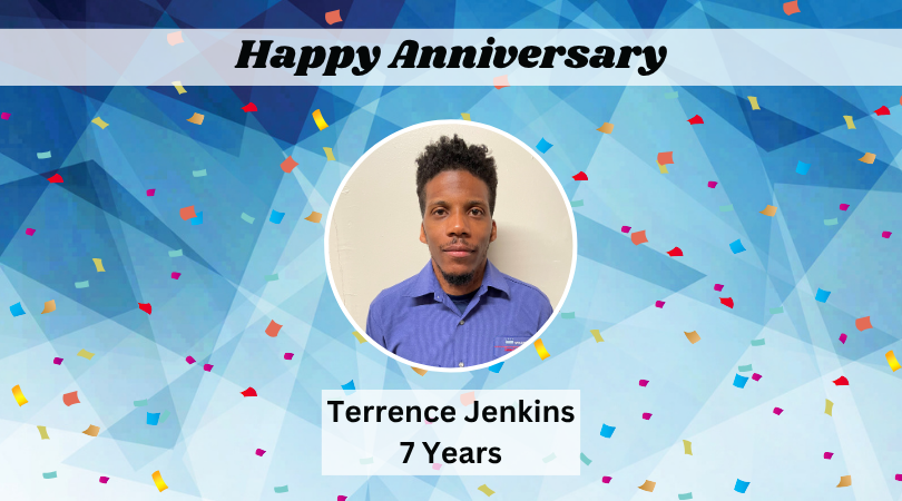 We’d like to wish Terrence Jenkins a Happy 7-year Work Anniversary! Terrence is one of our incredible and dependable service technicians who is always such a pleasure. Going to extra mile and taking on every task, we are so grateful to have such a talented person on our team.