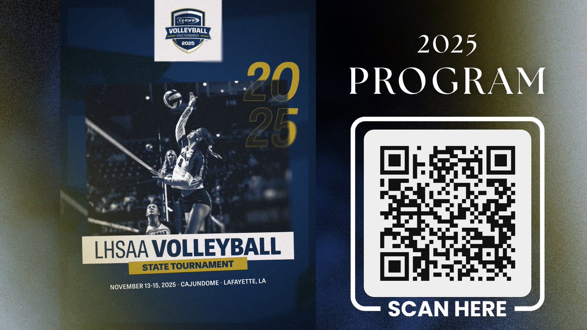 2025 State Volleyball Program 🏆🏐