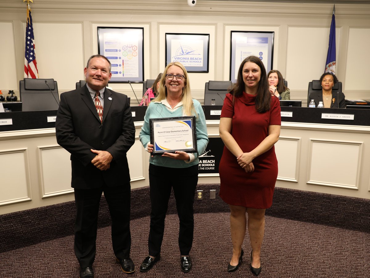 vbschools's tweet image. Congrats to Point O’View Elementary! 🎉

They earned the Purple Star Designation for supporting military-connected students, bringing VBCPS to 66 Purple Star schools. 💜

@VDOE_News 

#WeAreVBSchools #VBCPSProud #PurpleStarSchools #VBCPSMilitaryFamilies