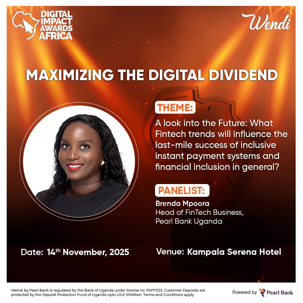 We’re proud to be part of the conversations shaping the future of digital and financial inclusion at the Digital Impact Awards Africa.

Our Head of FinTech Business, <a href="/MpooraBrenda/">Brenda Mpoora</a>, joins industry leaders to explore the fintech trends driving last-mile access, instant payments,
