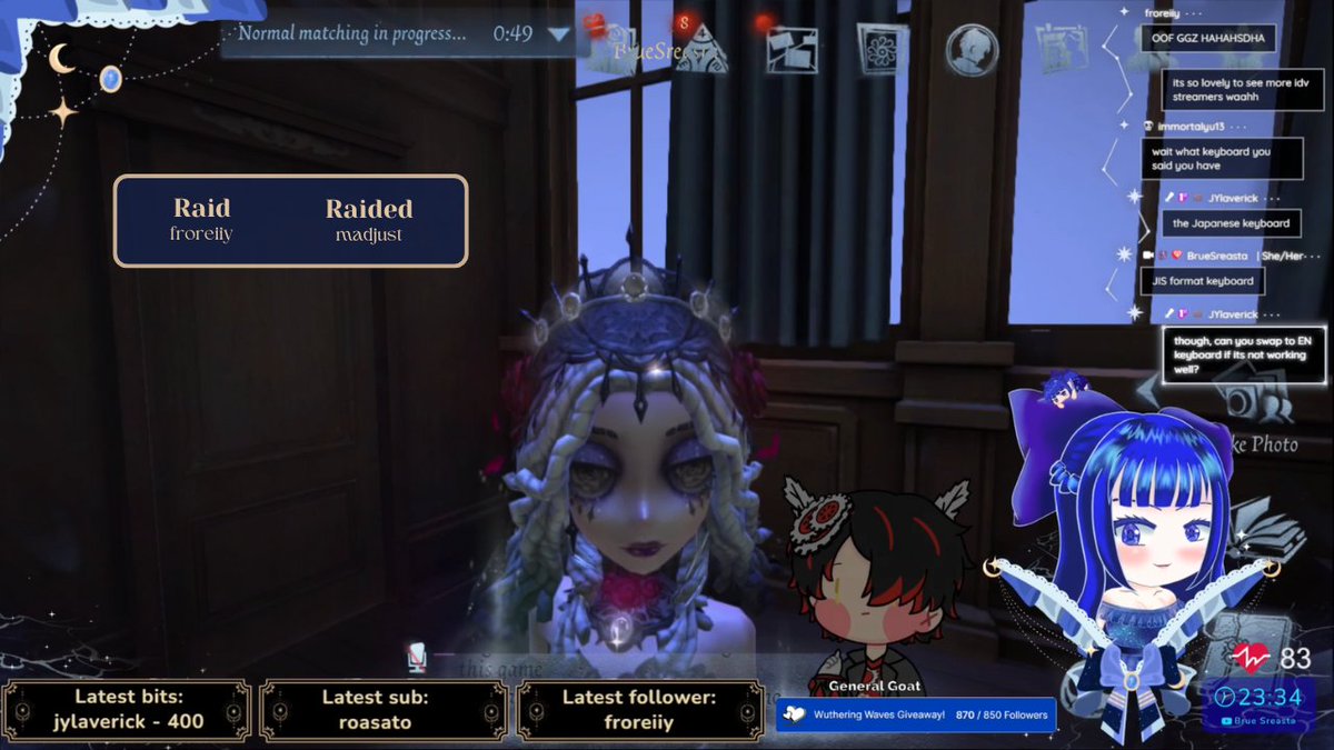 ✨ Otsreaaa~!! ✨

Thankyou for watching me keep deadge on first thing every games lmaooo ;w;

Thank you @Pakuchiigames for joining the game~!
Also thank you Fro for the raid, we passed it to madjust~! 

★・・・・・・・・・・・・・・★ 

✨Appreciation ✨
★ Raid from <a href="/froreiiy/">lexi 🌕✨ | MOON GANGSTAR VTUBER</a>