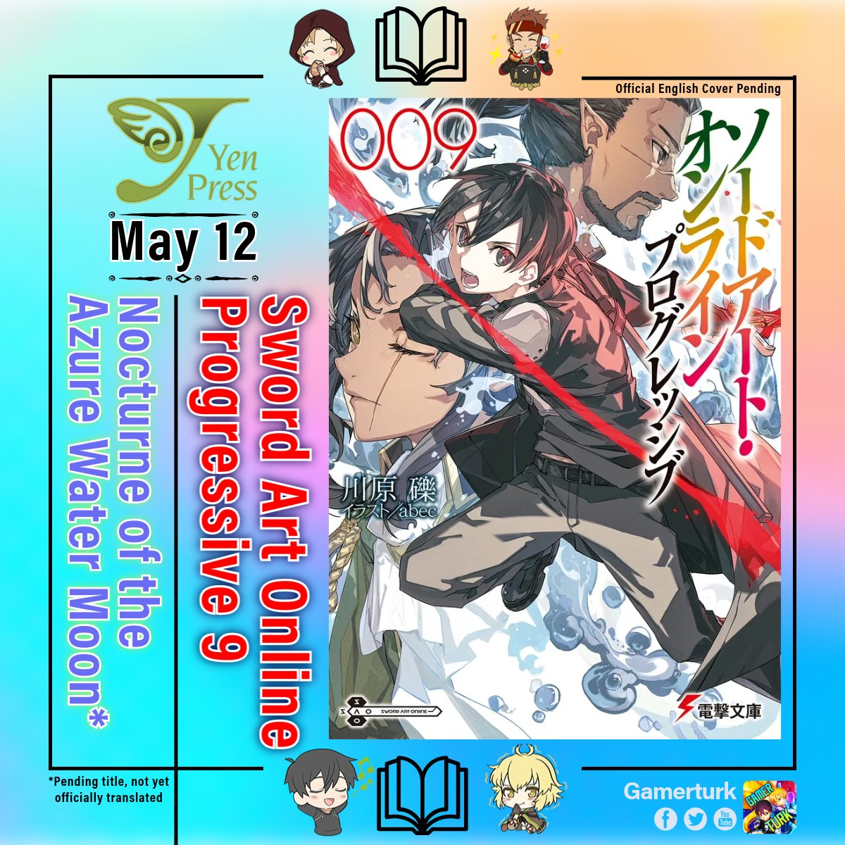 NEW #SWORDARTONLINE ANNOUNCEMENT!』 Sword Art Online Progressive 9