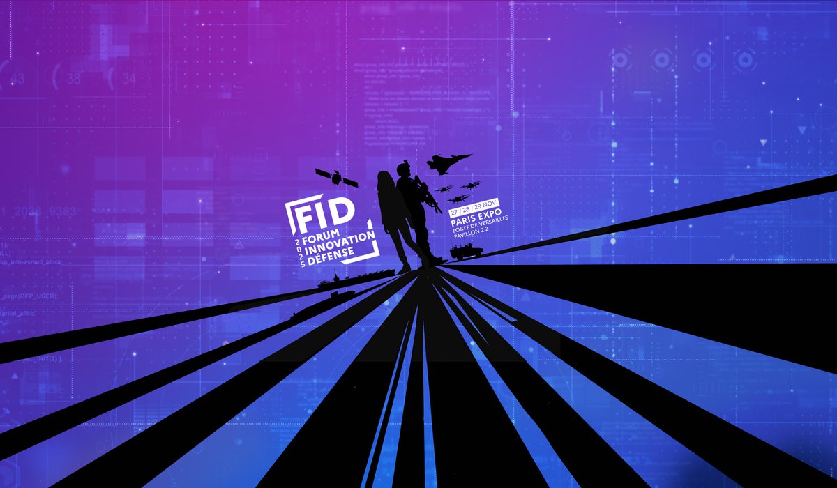 Agence_ID's tweet image. 🚀#FID25 
L’innovation de défense vous donne rendez-vous dans deux semaines pour trois jours d’échanges, de découvertes et de démonstrations au cœur de l’écosystème de l’innovation de défense.

🤖 Plus de 100 projets innovants présentés et soutenus par le Ministère des Armées
 🎤…