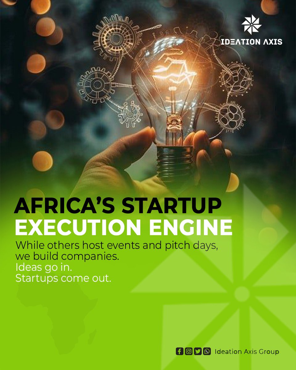 ideation_axis's tweet photo. 1. WE ARE NOT A COMPANY
2. WE ARE A MISSION
3. BUILT ON EXECUTION 🛠️
4. BUILT FOR AFRICA 🌍
We skip the equity and capital hurdles. We just build.
Join @ideation_axis for execution fuel. Click the link in the comment section to join the pipeline https://t.co/75QGyvX3nZ