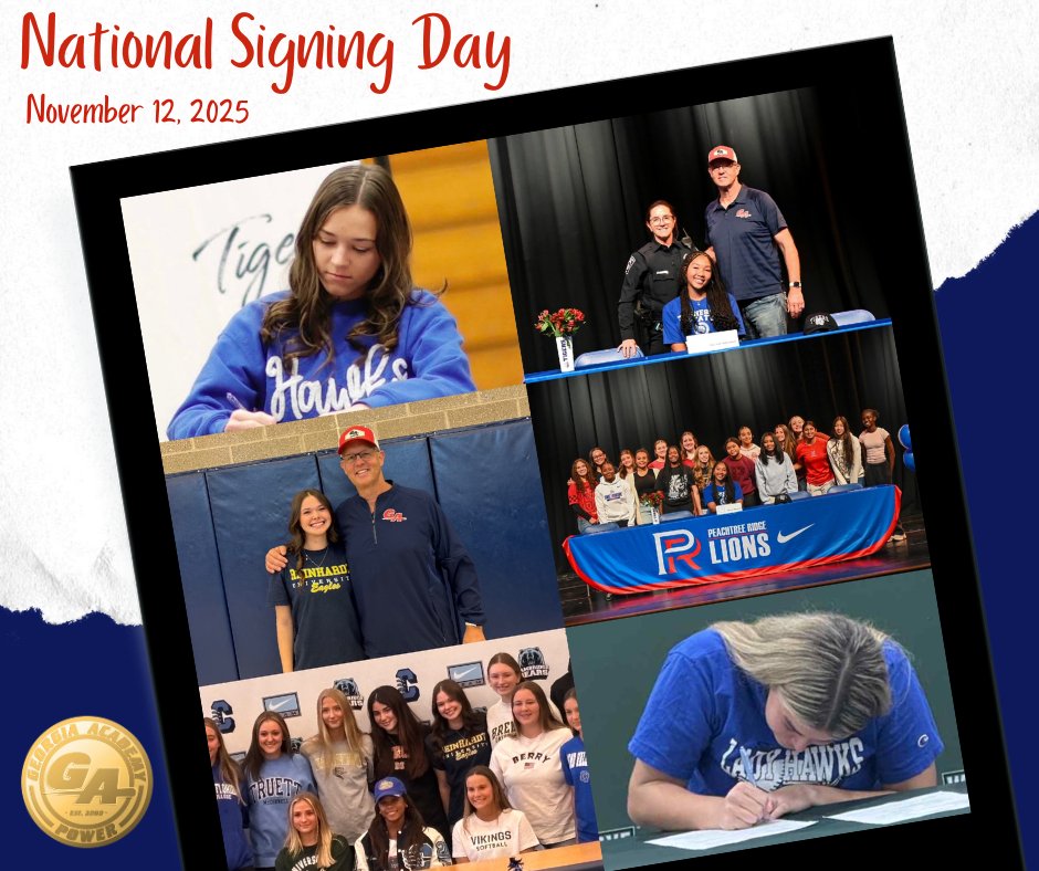 Signing Day for 4 of our athletes was a success! Congratulations to  <a href="/AlinaJade4/">Alina Jade (AJ) 2026 RHP 🥎</a> <a href="/Alyssaleonard0/">Alyssa Leonard</a> <a href="/taylorwells2026/">Taylor Wells</a> <a href="/ZoeyPeeters/">Zoey Peeters</a> 

<a href="/TNStateSoftball/">TSU Softball</a> <a href="/SUHawksSoftball/">Shorter University Softball</a> <a href="/RUSoftball22/">Reinhardt Softball</a>