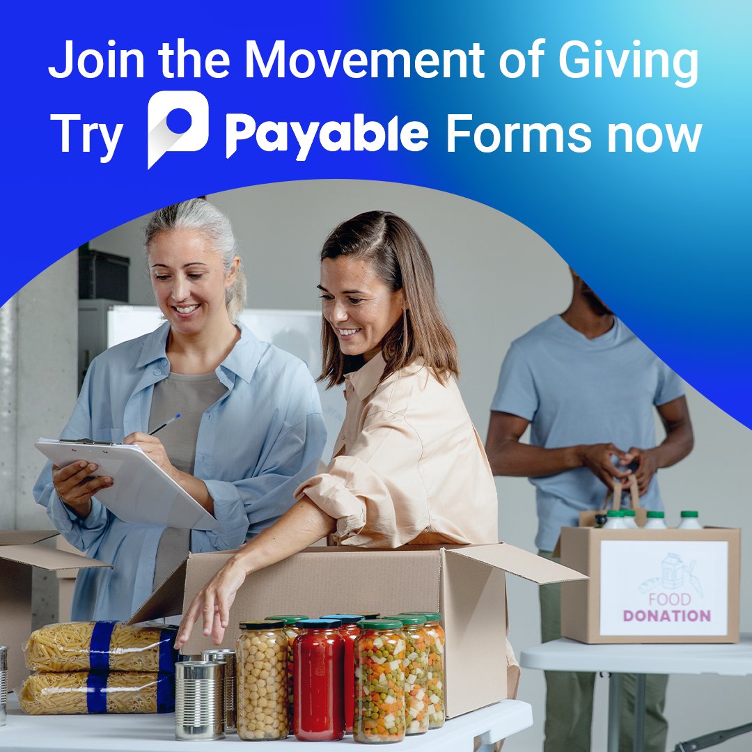 payableapps's tweet image. Boost #Fundraising effortlessly!    Use our Donation Form Template with #PayableForms to:   ✅ Set up fast via #GoogleForms   ✅ Define clear donation packages   ✅ Enable recurring contributions   ✅ Automate donor payments    Maximize your mission: bit.ly/47tHFmG