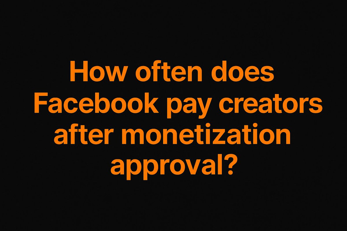 Toochitech's tweet image. How often does Facebook pay creators after approval? 💰🔥  
Most people don’t know the real payout cycle — here’s the quick breakdown 👇  

#ToochiTech #FacebookMonetization