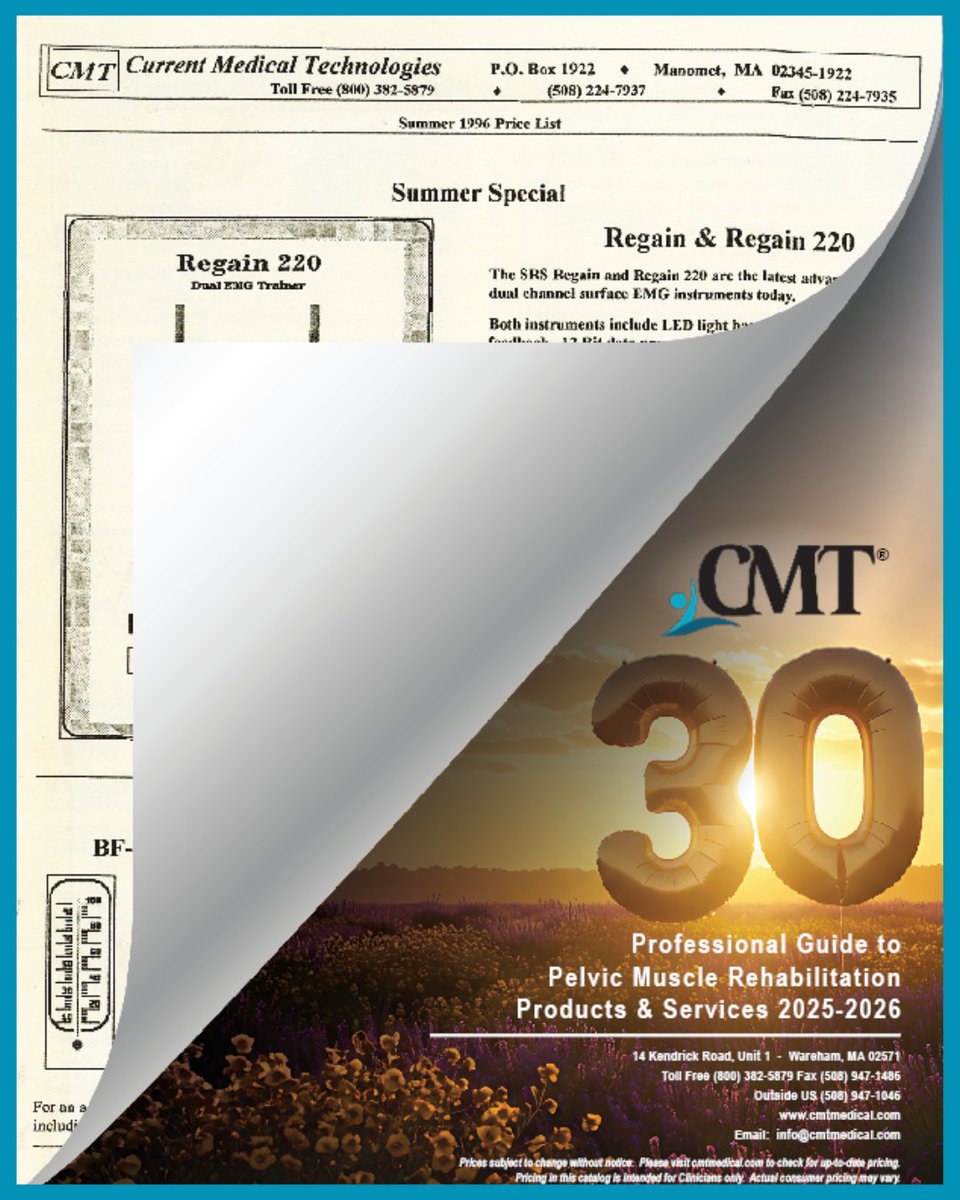 CurrentMedTech's tweet image. View our Updated Product Catalog.
cmtmedical.com/cmt-product-ca…
#PelvicFloorHealth #CMTMedical #OT #pelvicon2025
#physicaltherapist #PT #PTeducation #physicaltherapy