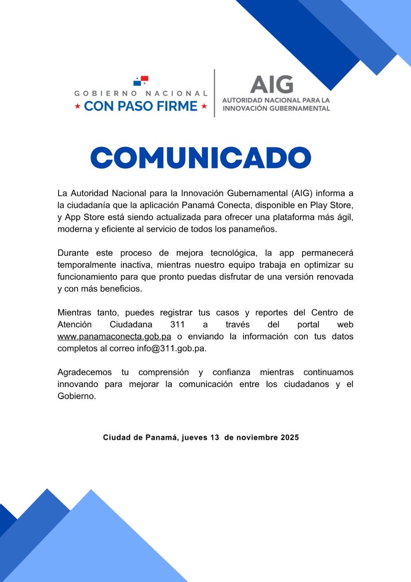 Autoridad para la Innovación Gubernamental tweet media