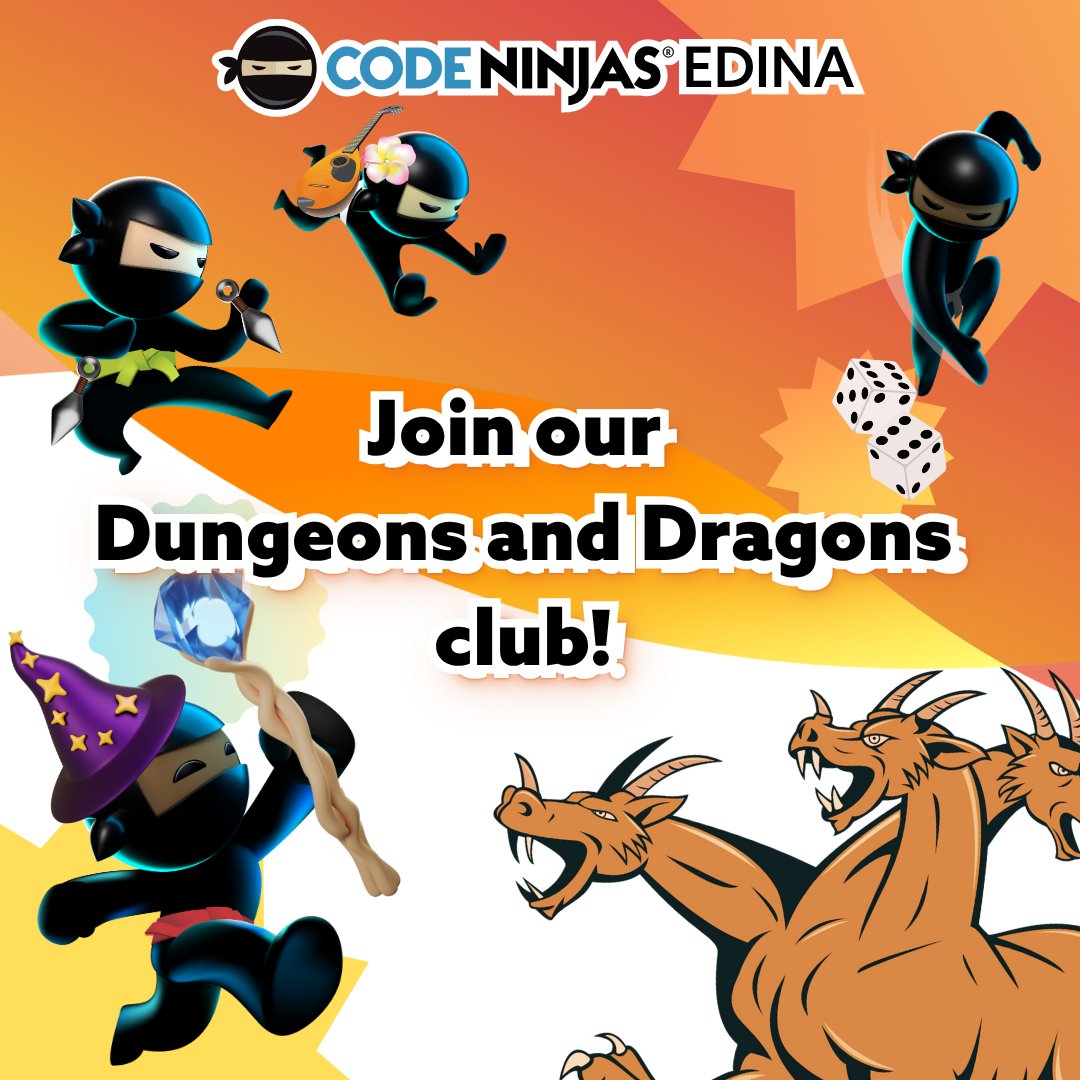 codeninjasmn's tweet photo. 🧐Something New is coming to Code Ninjas Edina...🤫 - https://t.co/dU8HJc7kux https://t.co/Ot5X8xTt6m