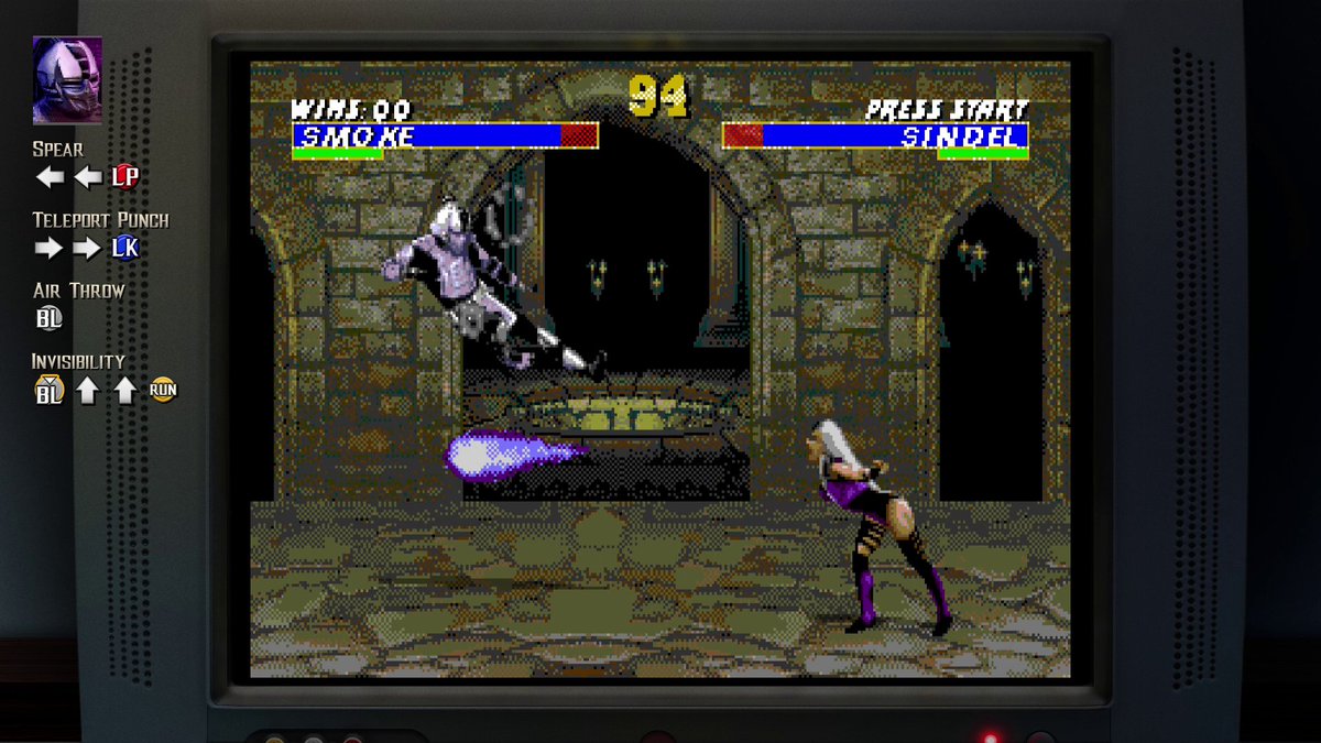 DigitalEclipse's tweet image. Need some practice? Just enable the onscreen move list under training options for some onscreen assistance!