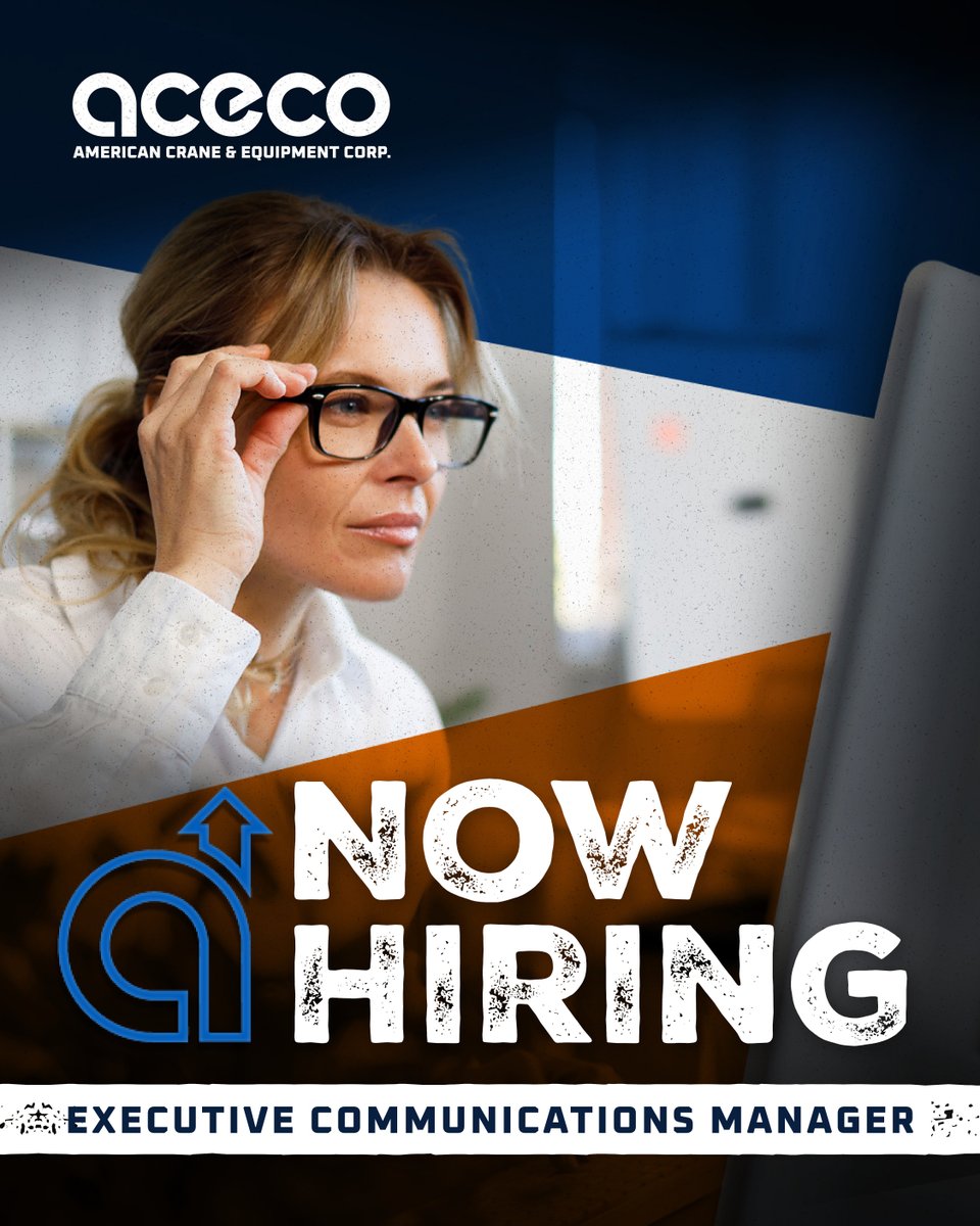 Got a way with words and a knack for making things happen?

I’m looking for someone to join me at American Crane as an Executive Communications Manager who can turn ideas into strategy and action. Someone who can help me capture big visions, craft meaningful messages and keep