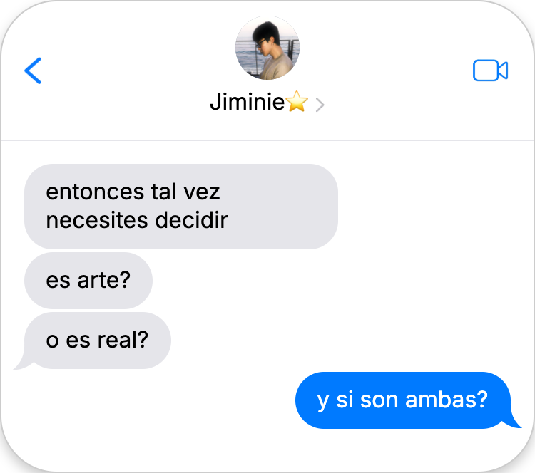 meridiuwcloud's tweet photo. #taekookau

Taehyung, lleva meses sin pintar, sin sentir, sin... nada. Hasta que una foto de un desconocido vuelve a encender algo que creía apagado.

O donde Jungkook accede a una experiencia porque parece divertida pero le acaba cambiando la vida.

#taekook #socmedau https://t.co/wenLL9StFW