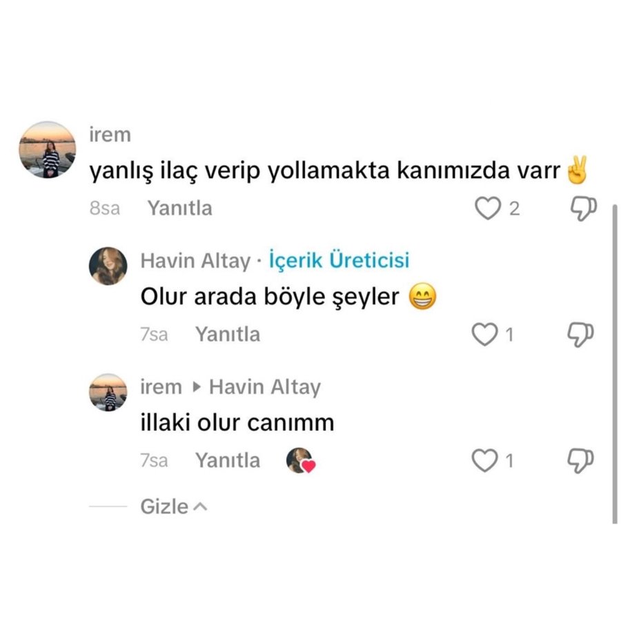 Kanlarında hainlik olduğunu ve hastalara yanlış ilaç verdiklerini itiraf ettiler.