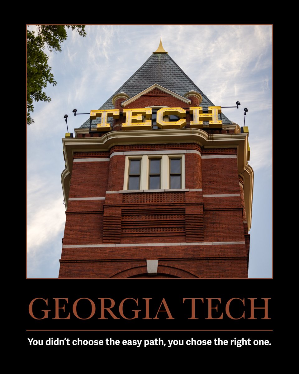 gtalumni's tweet image. Nothing compares with the pride of having a degree from Tech.