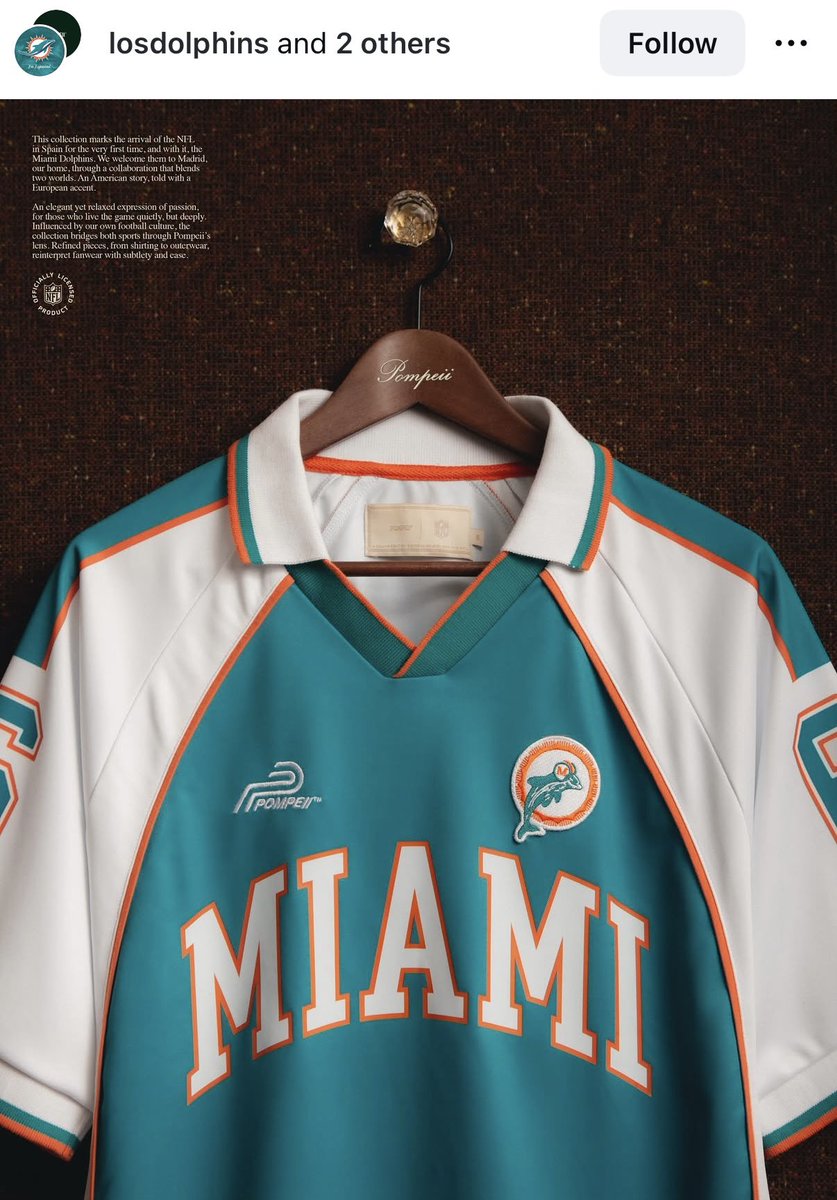 schadjoe's tweet photo. Can we talk about this Dolphins/Madrid/Pompeii Brand collaboration https://t.co/vU5R39waUy