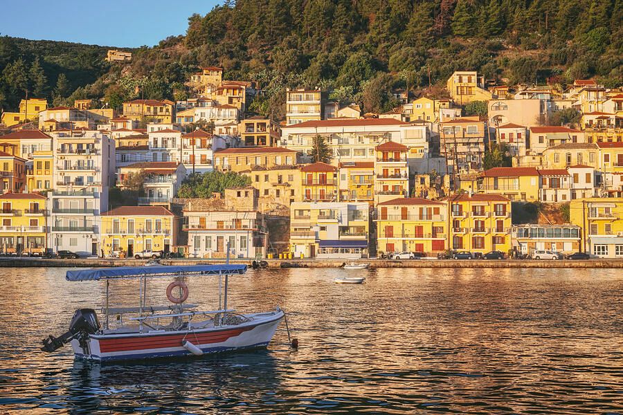 Sunlit Coastal Scene Gytheio Greece! buff.ly/8ipHgZv #Greece #gytheio #peloponnese #coastal #town #boat #village #colorful #cityscape #reflections #water #buyart #wallart #artforsale #artstore #travel #travelphotography #BuyIntoArt #AYearForArt #wallartforsale #giftideas
