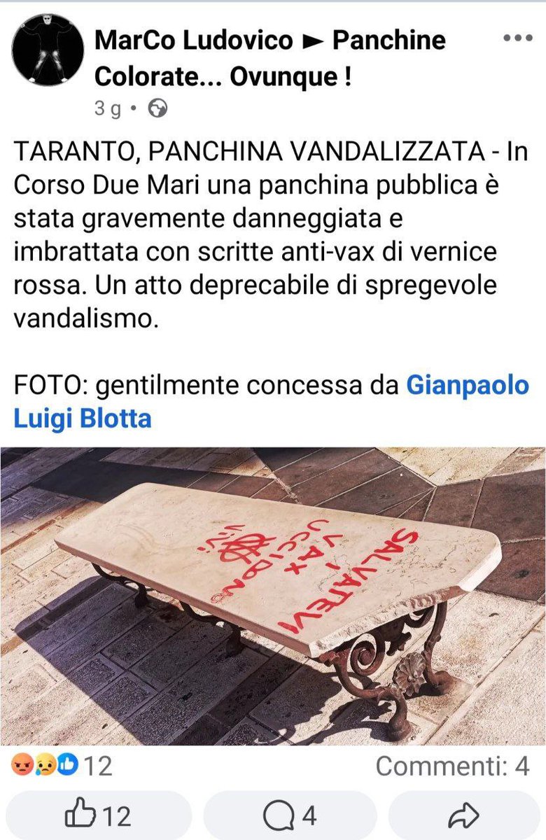 ‼️V_V AZIONE

🎯 PANCHINA 
👉 TARANTO 

SE PERCEPISCI IL PERICOLO 
LOTTA CON I V_V PER LA VERITÀ
LA LIBERTÀ E LA VITA DI TUTTI!

ACCESSO ALLE CALL VOCALI
RISERVATE COI V_V 
👇
t.me/+RpSTxOYoq2Q0Z…

CANALE  PRINCIPALE V_V 
👇
t.me/+x2KxrWVNcDo2Y…

‼️🔝 🏹💥 🔥 🏹💥 ‼️✌️✌️