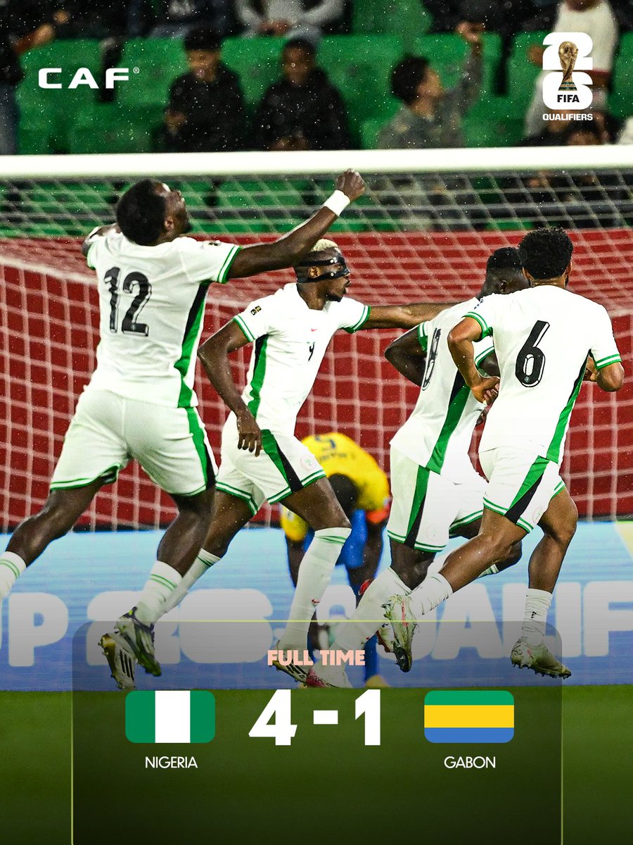 CAF_Online's tweet image. Nigeria are through to the African #WCQ Play-Offs Final! 🇳🇬😮‍💨