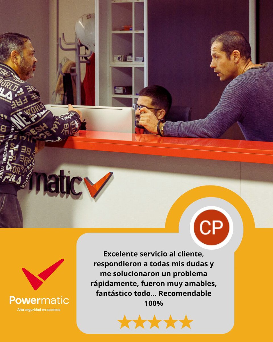 Powermatic_es's tweet photo. Trabajar motivad@s es muy importante😉  y gracias a vuestro #feedback sabemos que vamos por el buen camino. ¡GRACIAS de ❤️! Seguiremos sumando experiencias e intentando cumplir con vuestras necesidades 🤩 #Powermatic https://t.co/TchwvNDaL8