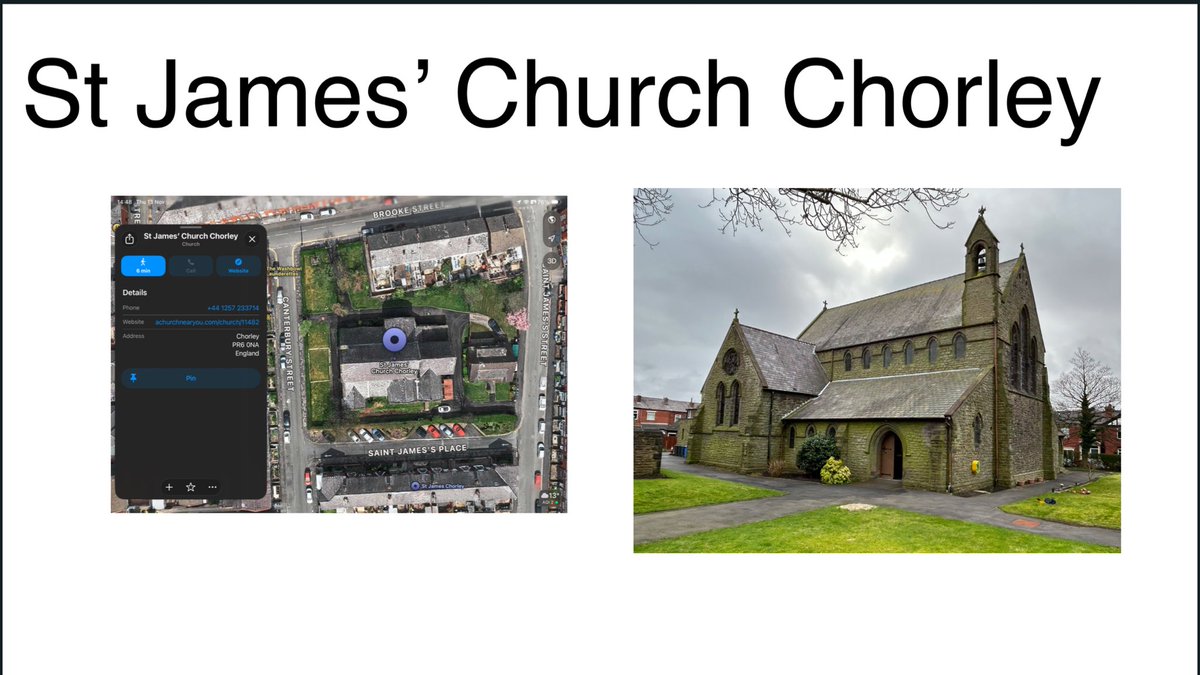 Exploring Chorley from above! 🌍 We used our iPads to find familiar places, viewed them from an aerial perspective, and brought it all together in Keynote. <a href="/StJamesChorley/">Chorley St James</a>