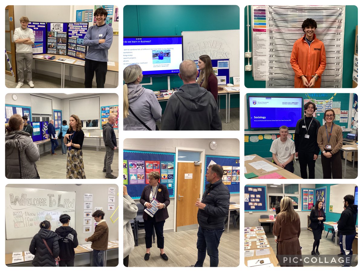BRGS_1701's tweet image. There is a fantastic buzz around the Social Sciences. Our friendly, knowledgeable staff and students are here to welcome and inspire your future!
#OpenEvening #SixthForm
#Sociology #Law #Psychology #Economics #Economics