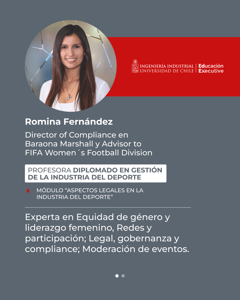 edexuchile's tweet photo. #OrgulloEdExUChile
La Guía de Expertas de Promociona Chile visibiliza el liderazgo femenino en distintas industrias, y destaca a dos mujeres que forman parte de EdEx. Nuestra profesora Romina Fernández y a Carolina Rojas, graduada del #DGEA.
#PromocionaChile #LiderazgoFemenino https://t.co/y5IjuqsJOw