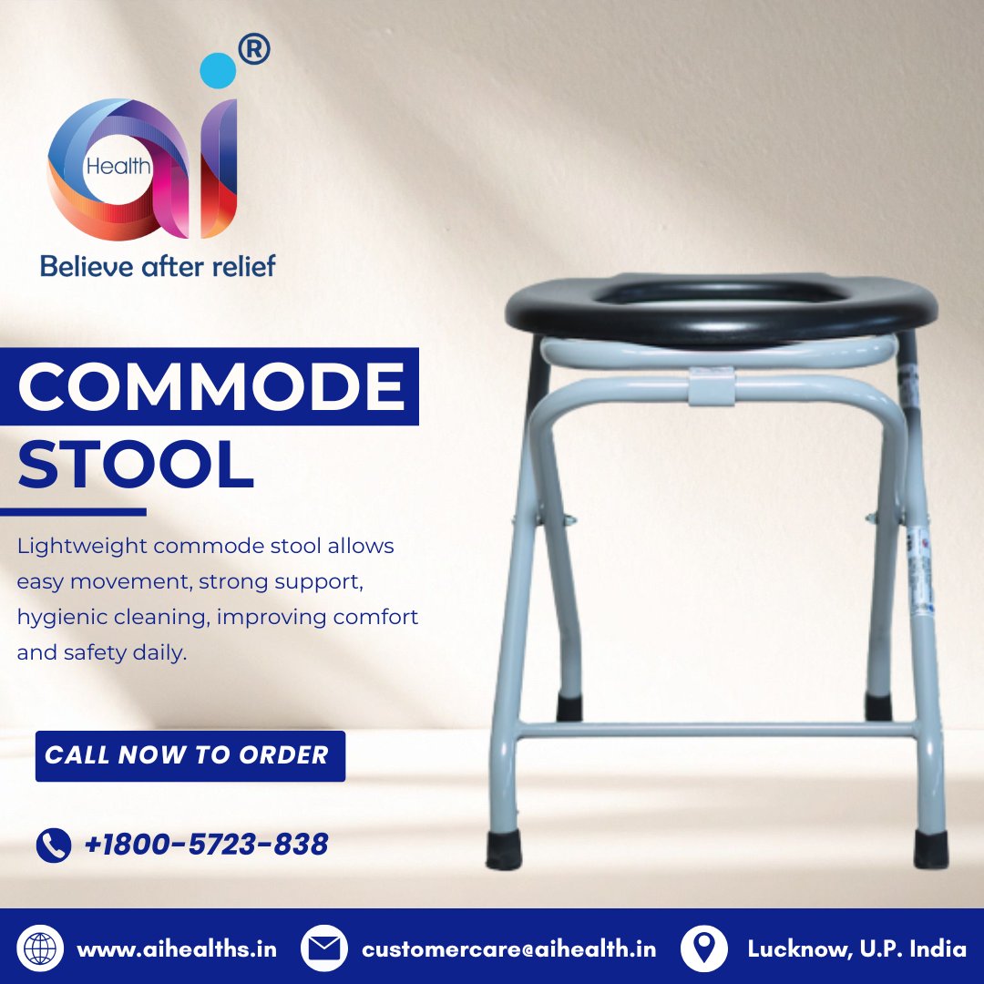 AiHealth4's tweet image. Comfort Meets Convenience: The Perfect Commode Stool

Easy to use, sturdy, and comfortable — the perfect commode stool for daily care and support.

#CommodeStool #ElderCare #PatientCare #HomeCare #HealthSupport